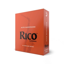 Woodwinds RJA1030 Rico by D'Addario Alto Sax Reeds, Strength 3, 10-pack