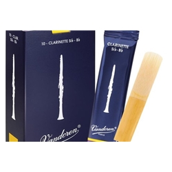 VANDOREN CR1225 Vandoren Bass Clarinet Traditional Reeds Strength #2.5; Box of 5