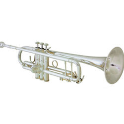 B&S BS3137-2-0W TRUMPET Challenger I Silver Pro